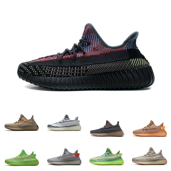 

mens kanye v2 sneakers womens yecher beluga abez earth antlia reflective zebra cloud white clay marsh cream static cinder zyon running shoes
