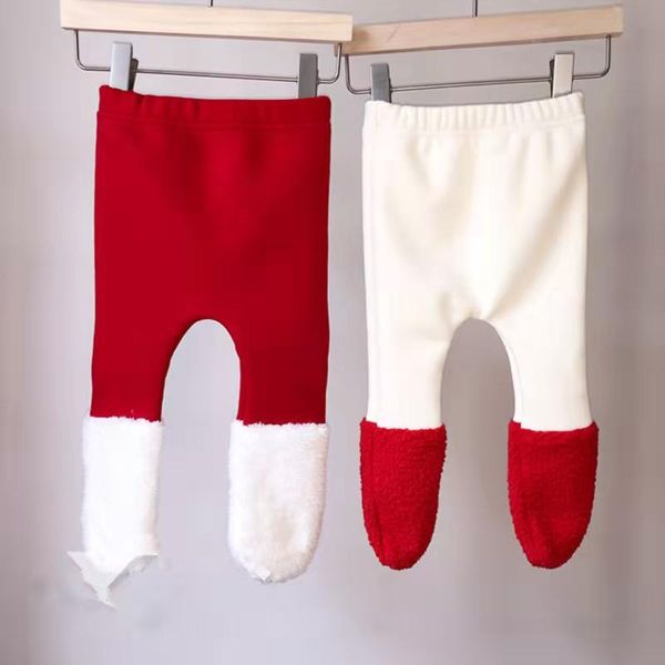 

leggings & tights baby christmas year toddler pants infant winter cute solid color love, Blue