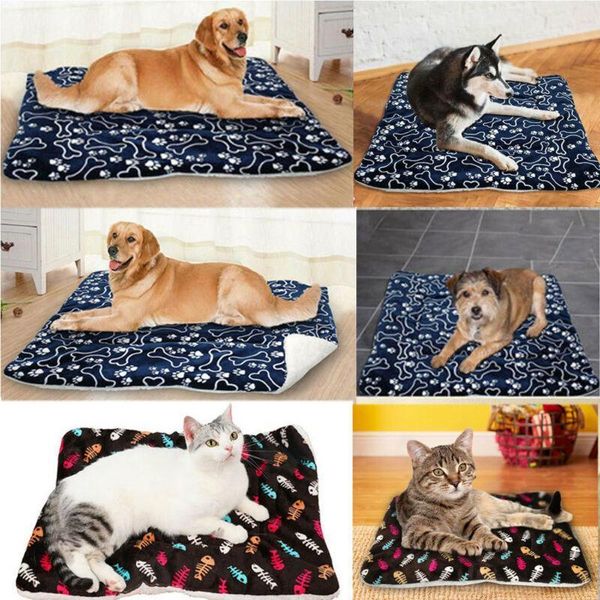 

cat beds & furniture large soft warm dog pet mat bed pad self heating rug thermal washable mats house1