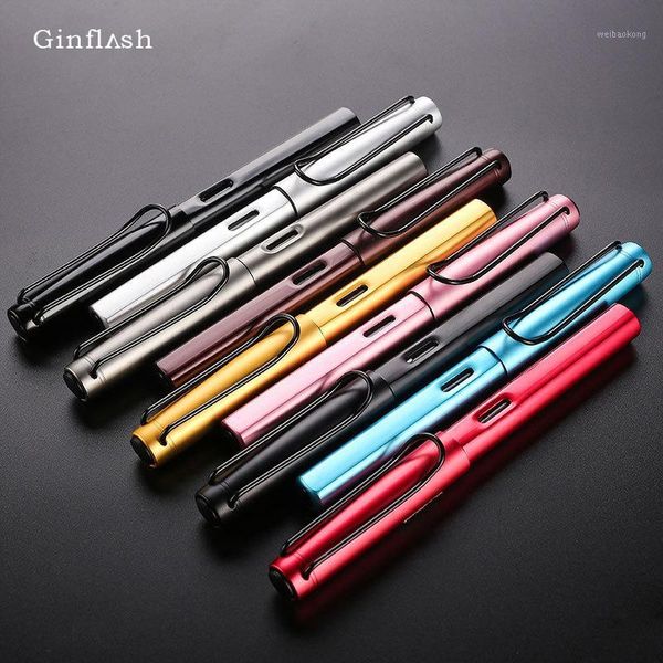 

fountain pens colored pen 0.5mm fine iraurita head resin stainless steel signature stationery set office school supplies owt0481