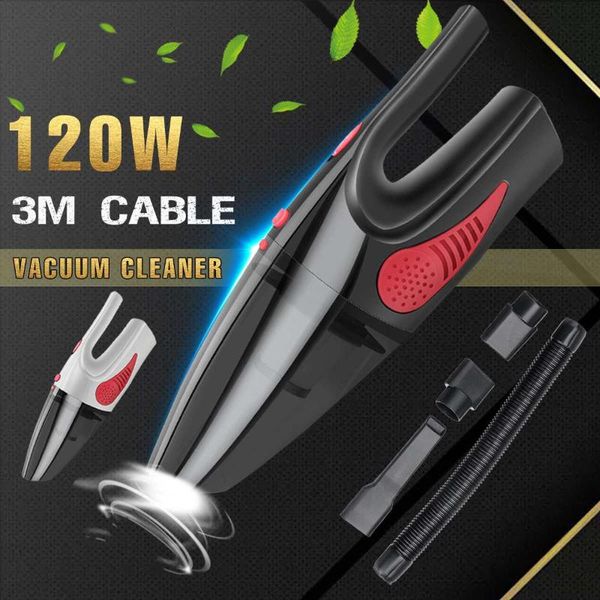 

6500pa wireless/wired powerful car vacuum cleaner handheld 120w usb cordless wet&dry use rechargeable home car vacuum cleaner