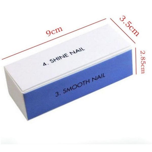 

selling nail file files sandpaper round double sided nail art tips manicure qylzmo