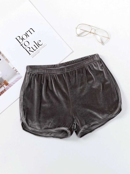 

2020 high waist pants autumn thin casual loose city veet shorts, White;black