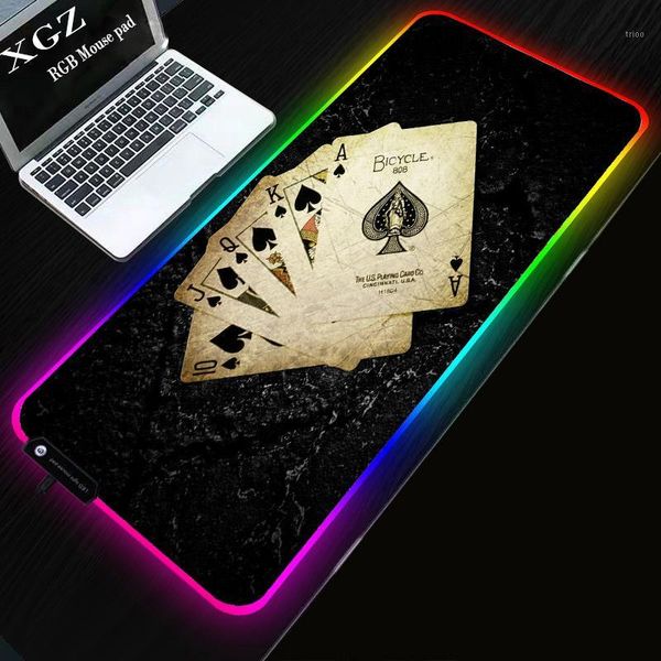 

xgz rgb gaming mouse pad computer large xxl big gamer desk padmouse led mause pads backlit keyboard mice rubber non-slip mat1