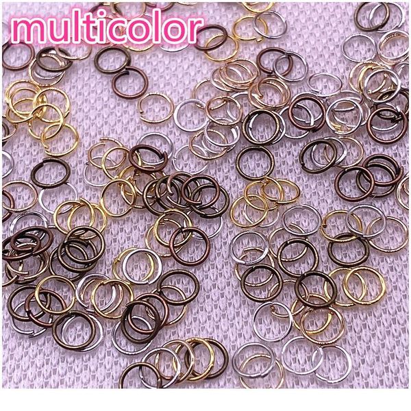 

4/6/8mm jump ring single loop open jump rings split rings for jewelry necklace bracelet chain connector findings conn qylxxi