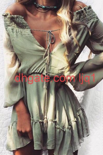 

new summer women's chiffon dress, Black;gray