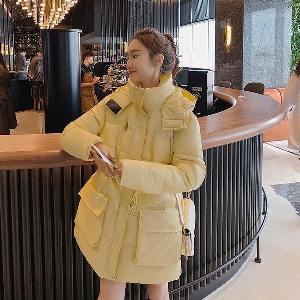 

women's down & parkas women long jacket stand zipper parka 2021 winter coat fashion autumn solid warm casual padded female women1, Black