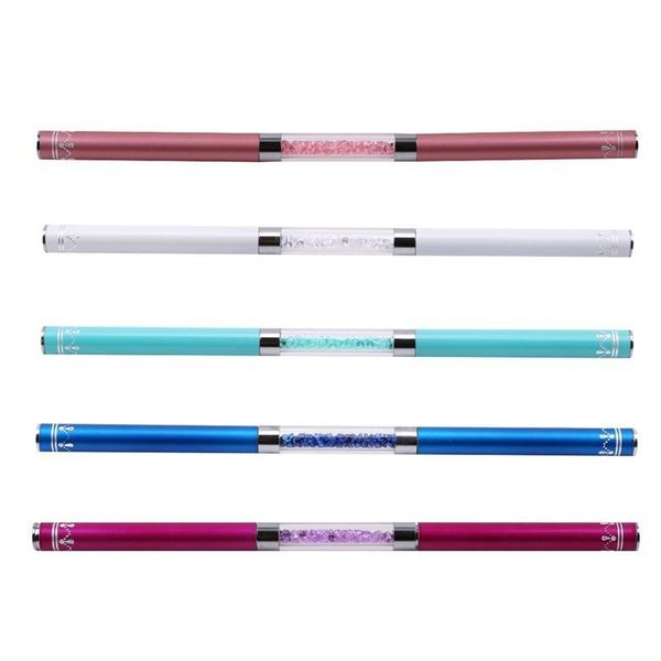 

nail brushes makeup spoolers spiral rhinestone applicator eyes cosmetic comb tools 4 colors extension eyelash eyebrow mascara, Yellow