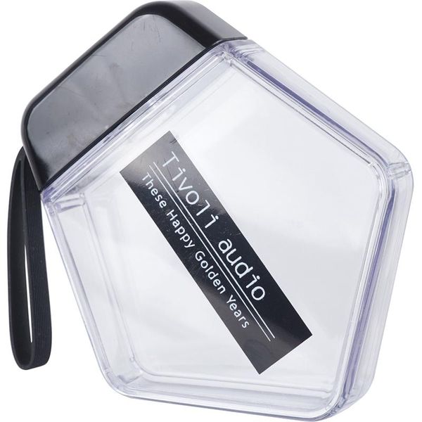 

300 мл креативная пластиковая бутылка воды с веревкой петли плоский дизайн пластиковый стакан портативный герметичный герметичный продольный