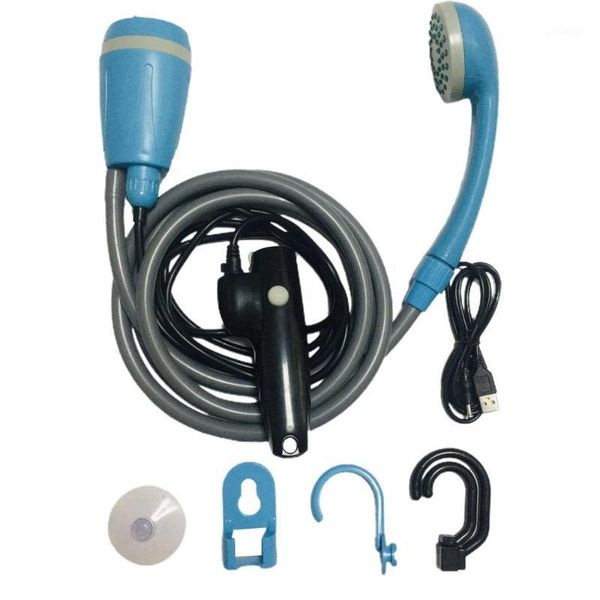 

12v universal car washer shower set portable electric pump outdoor camping travel car washer hiking pet1