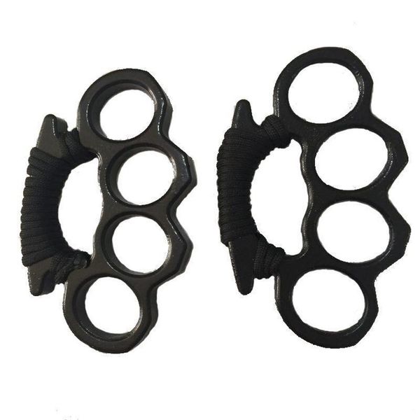 

new gilded thick 13mm steel brass knuckle duster color black plating silver hand tool clutch 4 5qd ww745