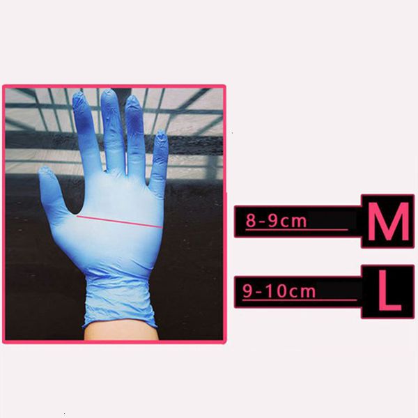 

for dishwashing/kitchen/work/rubber/garden gloves universal disposable left and nitrile right hand 200pcs