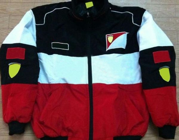 

f1 racing car fans clothing european and american style jacket cotton autumn and winter clothing full embroidered motorcycle riding jacket