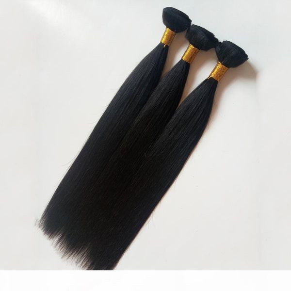 

brazilian human hair weaves staright in bulk fashion beautiful for gift,party,wedding,tourism 8-26inch indian remy hair weft, Black