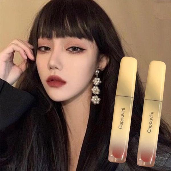 

lip gloss, high value, cute cheese velvet soft lip glaze, matte matte lipstick, student female white cheese sticks