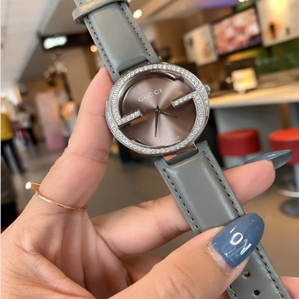 

2020 new watch brand belt luxury watch 316 stainless steel case fashion gift watch classic diamond waterproof watches, Slivery;brown