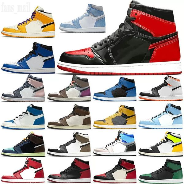 

jumpman 1 basketball shoes 1s high og dark marina blue university heritage chicago brotherhood pollen bordeaux bubble gum hand crafted bred