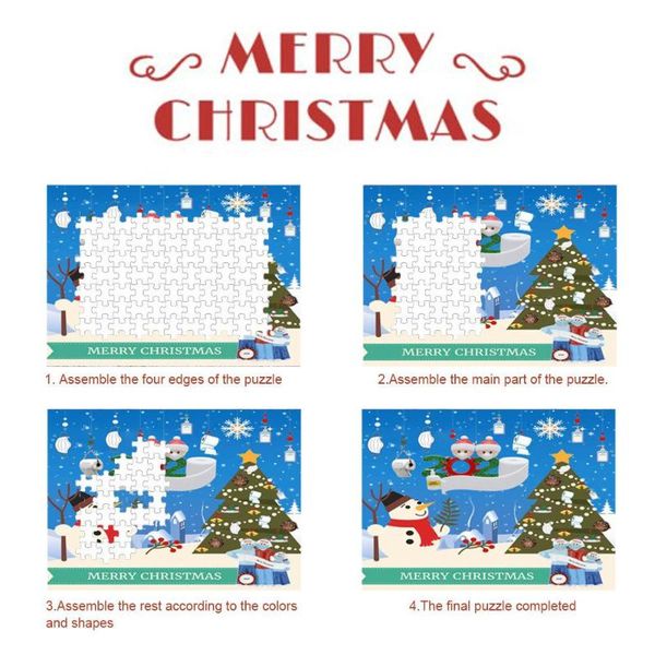 

party favor 1000pcs christmas jigsaw puzzles great puzzle game toys gift for adults kids girl year funny play toy