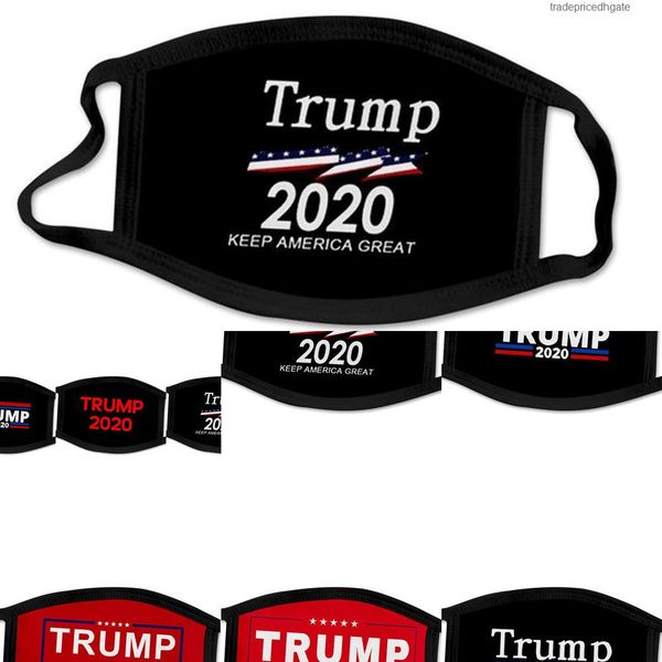 

fabric mouth face print luxury designer elastic trump training mask for party tr ifqc ufk1
