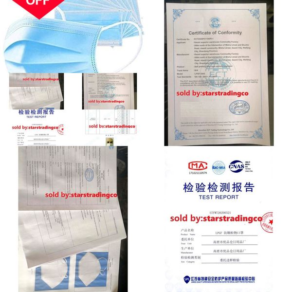 

disposable r8vx6 men proof layers protection 3 test kn 95 mask safety masks dust women non-wove l7hs
