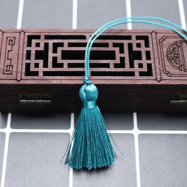 

6pcs short fat rope silk tassels diy pendant jewelry curtain garments decorative accessories fringe trim hand crafts mini tassel h jllizl