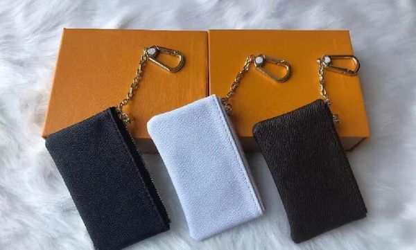 

designer key pouch wallets case holder coin purse designer women key 4 coin mini holds purse small leather classical bag color cute jcvaw, Red;black