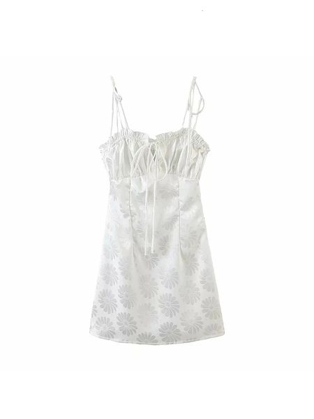 

2021 summer new super sweet white satin jacquard plied sunflower dressed in spaghetti fairy tails short skirt elastic lightweight ln9i, Black;gray