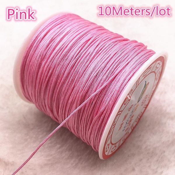 

10meters lot 0.8 1.0mm nylon cord thread chinese knot macrame cord bracelet braided string diy tassels beading string thread h wmthwq