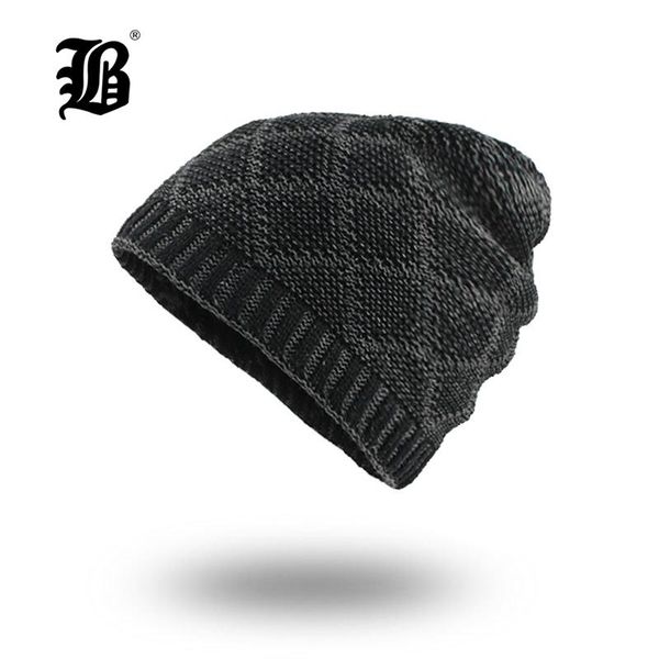 

flb] balaclava knitted hat warmer winter hats for men women caps skullies beanies warm fleece cap beanies hats male f18036 bbybyu, Black;white