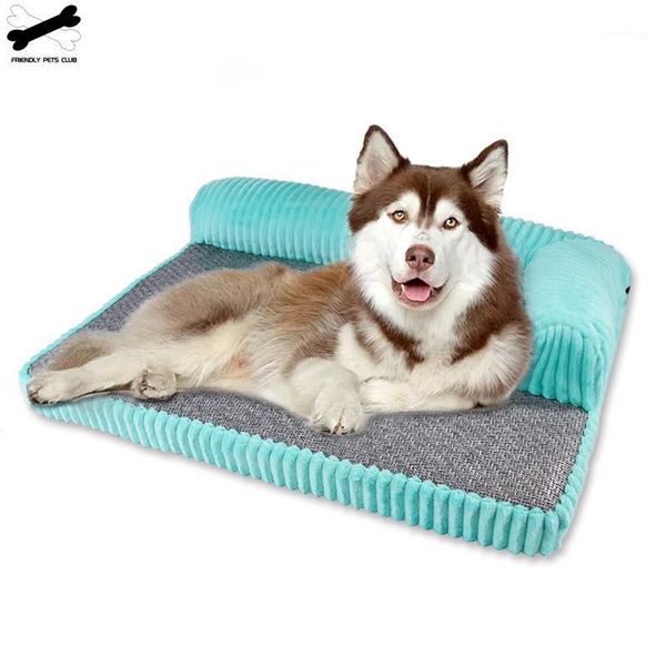 

kennels & pens sponge pet bed waterproof products detachable lounger sofa washable puppy soft pillow cama house for cat plus size1