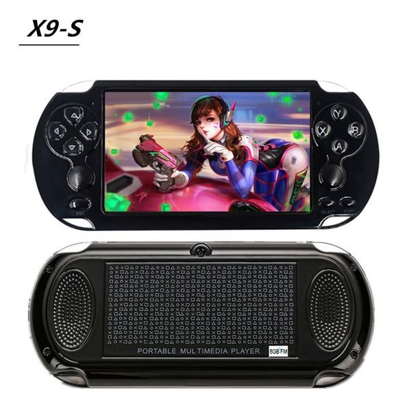 

x9s 5.1 inch hd screen double joystick built in 10000 games multimedia retro handheld game player