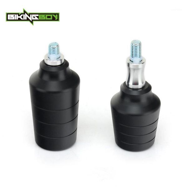 

bikingboy for k 1200 1300 r k1200r k1300r all years full set black silver frame sliders crash protector pads1