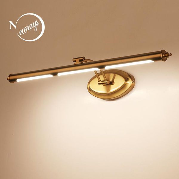 

wall lamp led simple modern mirror headlights long strips metal&pc fashion personality dressing table bathroom