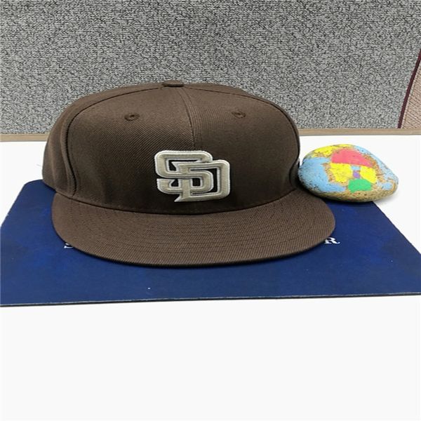 

2021 gorros ajustados letras sd para hombre y mujer, gorras de bisbol con visera plana, hip hop,, Blue;gray