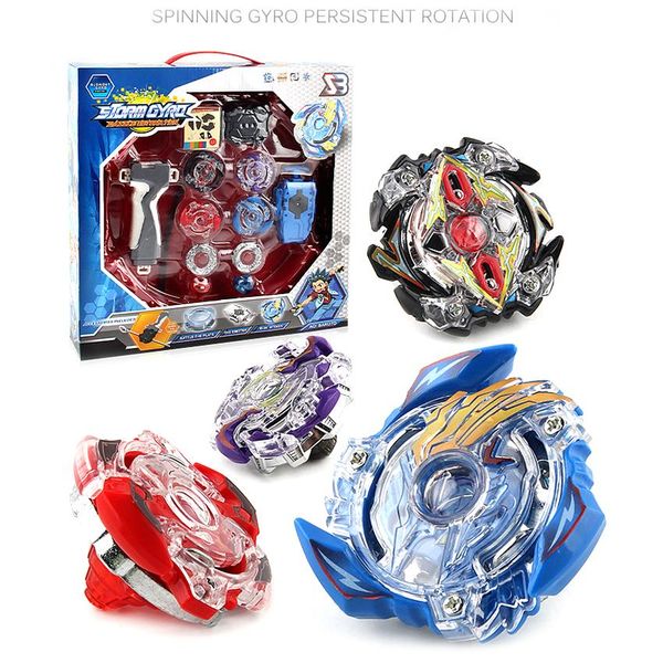 

4pcs beyblade metal funsion 4d с launsher и ручкой прядильный верх bb807d beyblade набор с оригинальной коробкой sqcvrn