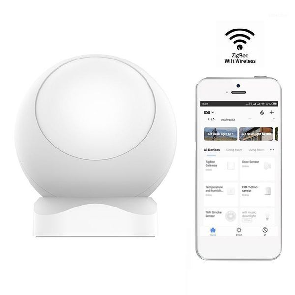 

smart home sensor tuya zigbee app control pir alarm detector infrared human movement diy work with real time feedback1