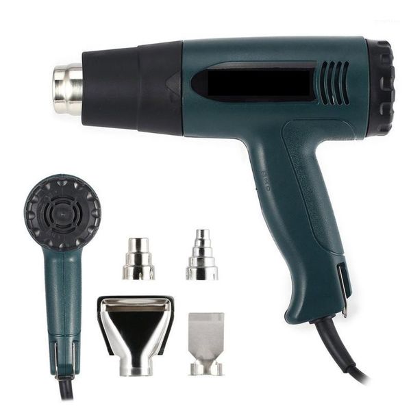 

air gun thermostatic plastic welding torch 1600w electric heat gun soldering rework diy tool heat air blower1