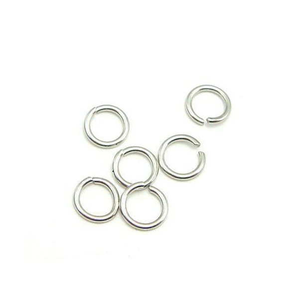 

100pcs/lot 925 sterling silver open jump ring split rings accessory for diy craft jewelry w5008 shipping 9p5u0