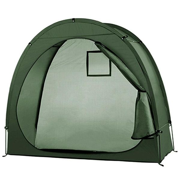 

new-outdoor bike tent bike storage shed 190t bicycle storage shed with window design for outdoors camping home garden