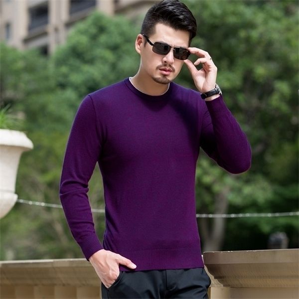 

big sweaters men plus o-neck larger size pullovers winter loose solid sweater black jumpers q1113, White;black