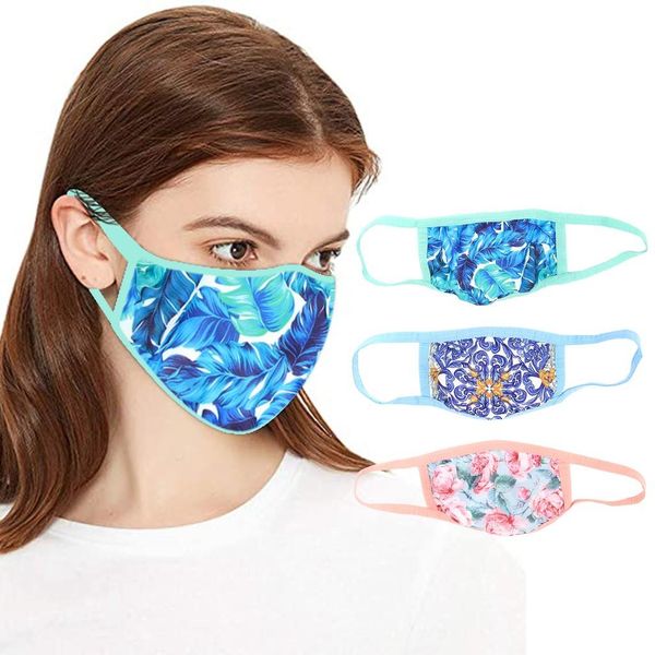 

мода для взрослых хлопчатобумажная маска растоп печатает моющаяся дышащая маска для лица для женщин рот повязка на лице повязки mascsrillas, Black