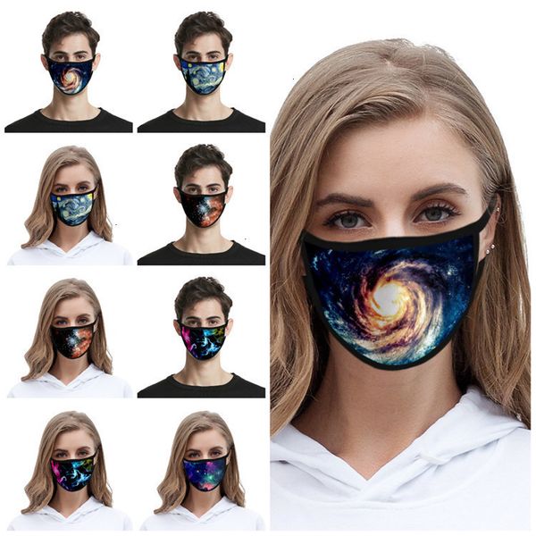 

child starry sky breathable anti dust face mask reusable men and women designer masks 10style t2i51146