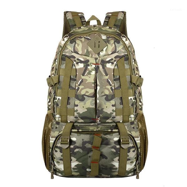 

outdoor bags 55l big capacity mil-spec nylon travel tactical backpack molle bag for hunting hiking camping1