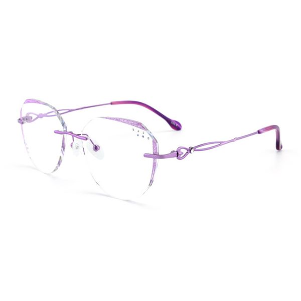 

новый анти-голубой ретро-ретро-ретикулярная красная рамка rimled diamond обрезанные очки