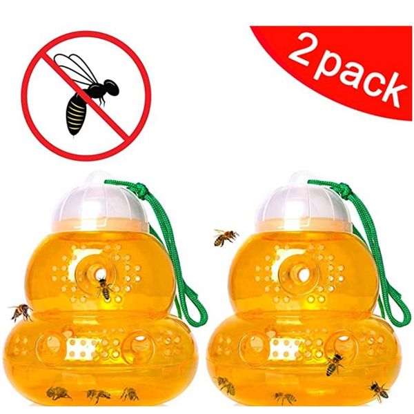 

2 упаковки пчелиный улья улей осалка на ворсах hornets желтые куртки осака ловушка желтые куртки отталкивающая ловушка пчелы ловца d3 jllgxy