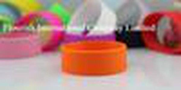

wholesale silicone bracelet 202 *25 *2mm blank wristbande6s3, Black