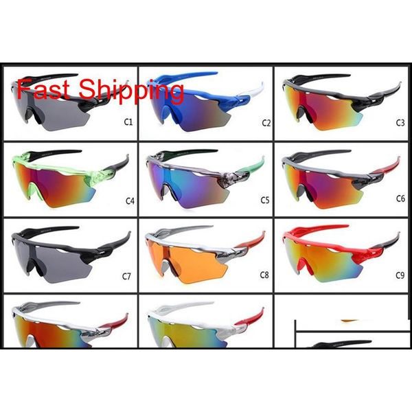 

30pcs brand shade sunglasses for men and women outdoor sport dazzle color glasses eyewear sun glass 11 colors 7fi4g, Black