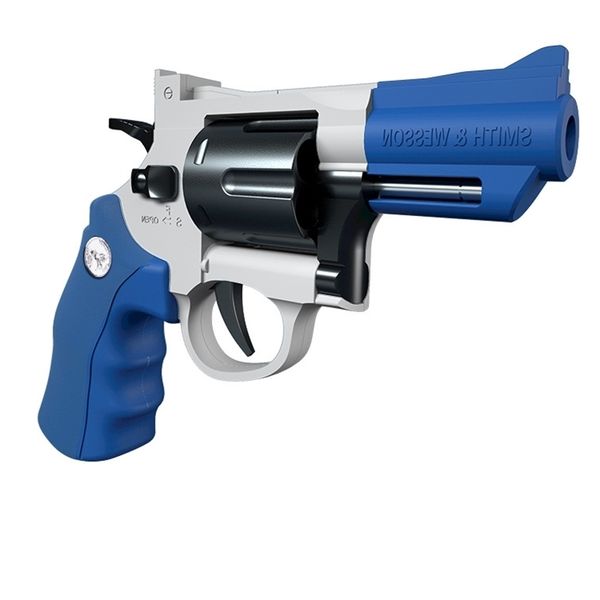 

4558preferential left wheel soft bullet simulation small hand grab can launch alloy children's toy gun