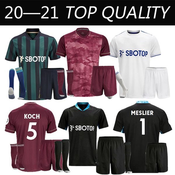 

взрослый + дети 2021 leeds soccer jersey united 2020 raphinha робертс родриго кох кох-алиоски филлипс bamford llorente r футболка, Black;yellow