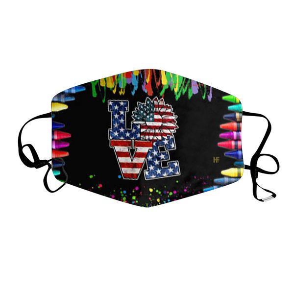 

factory washable face mask for women fashion print reusable fabric masks adjustable strap protective face mask windproof face covering